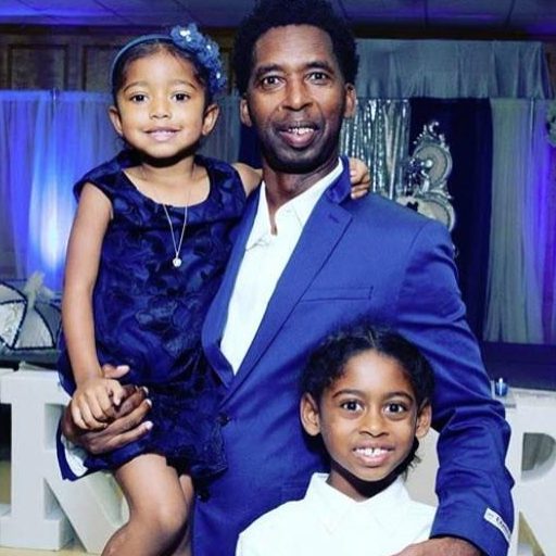 Kevin with his children